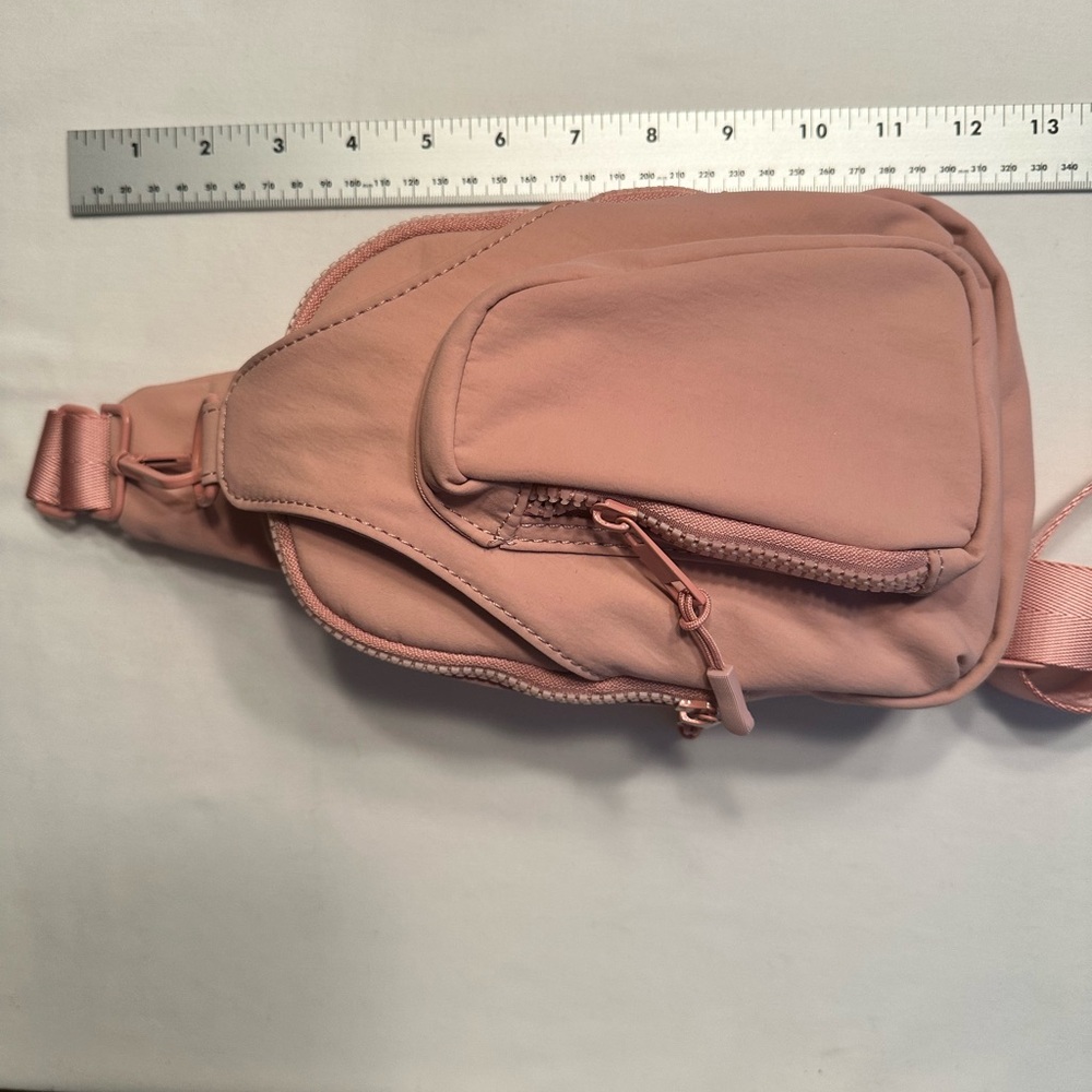 Baby Pink Antik Kraft Sling Bag Reversible Shoulder Wear - Picture 9 of 12